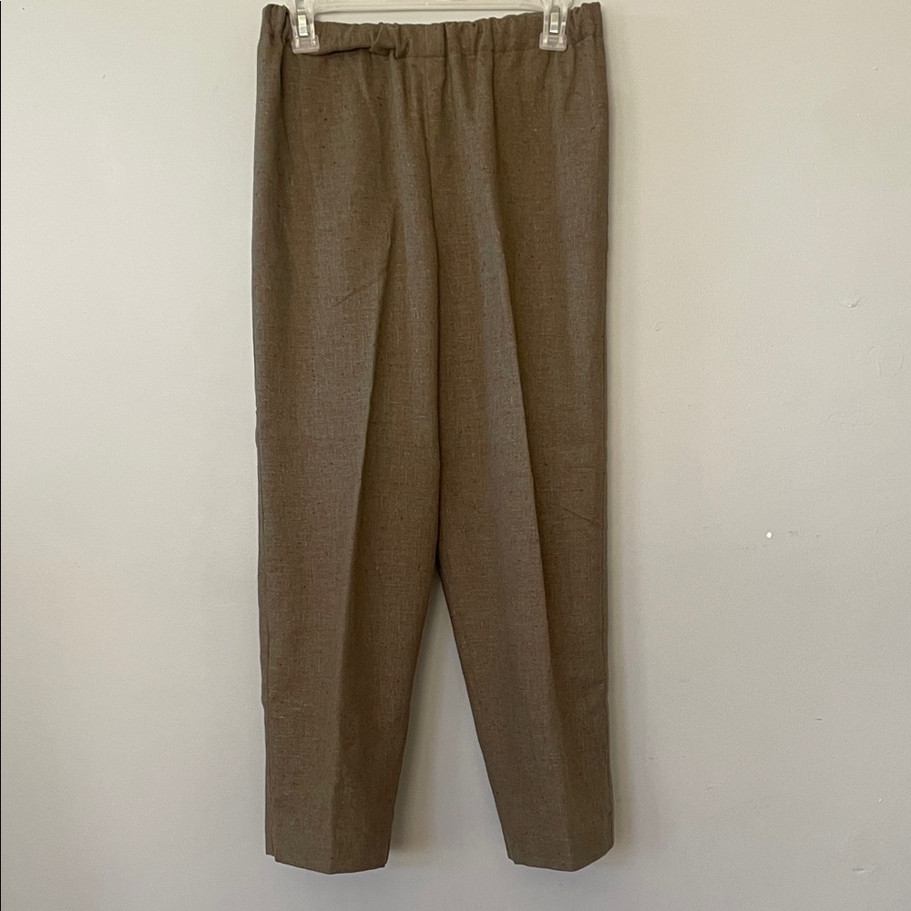 Vintage handmade olive womens pants medium like new